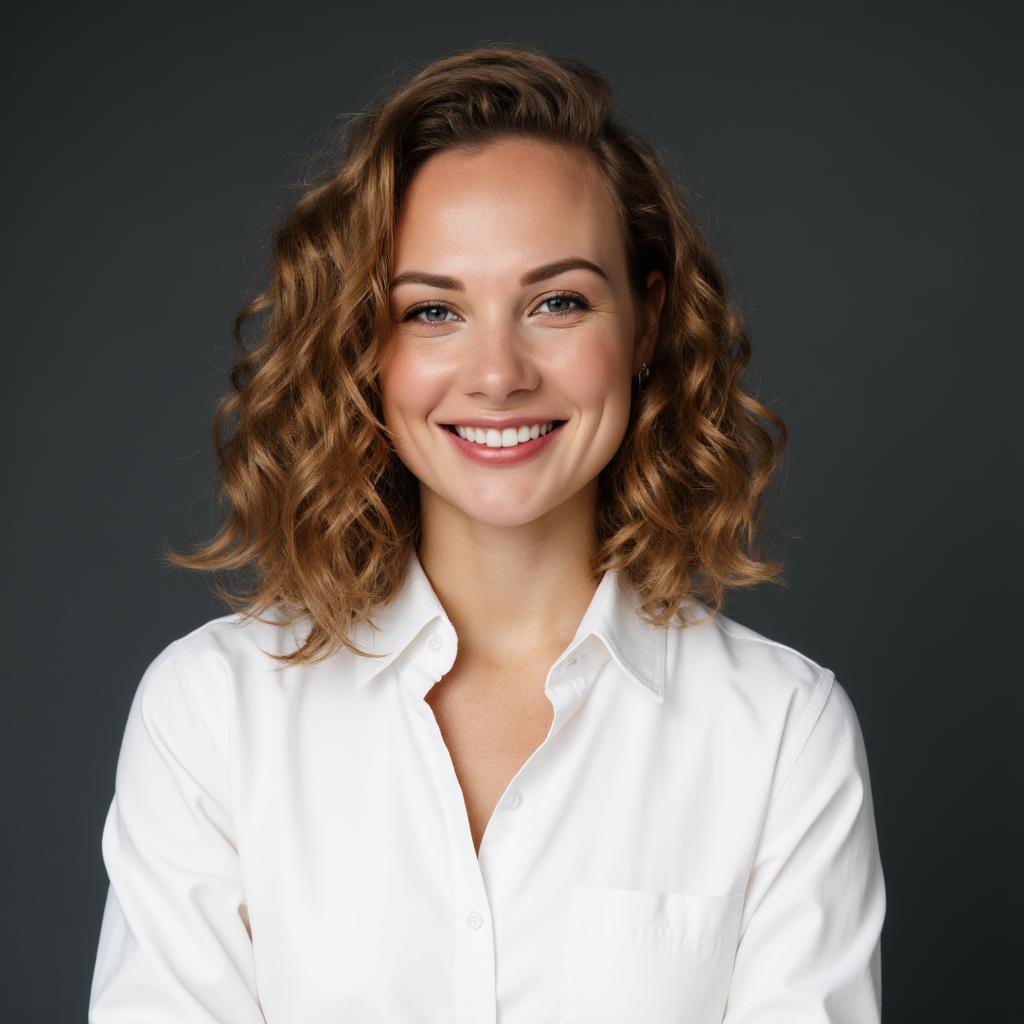 Executive AI Portrait Executive AI headshot - Professional woman in contemporary business setting