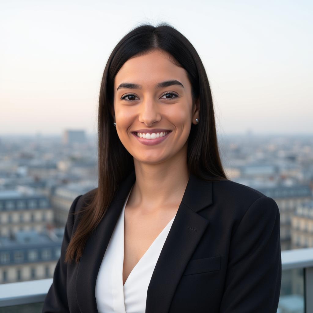 Premium AI Corporate Portrait Corporate AI portrait - Modern business leader with premium studio lighting